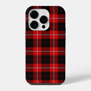 Cunningham Tartan Red Black Plaid iPhone 14 Pro Case