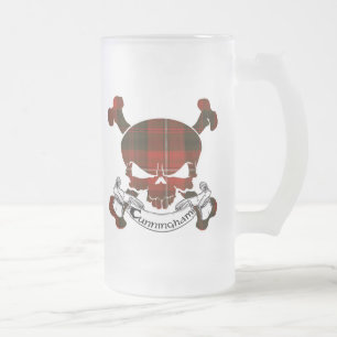 Cunningham Tartan Skull Mug