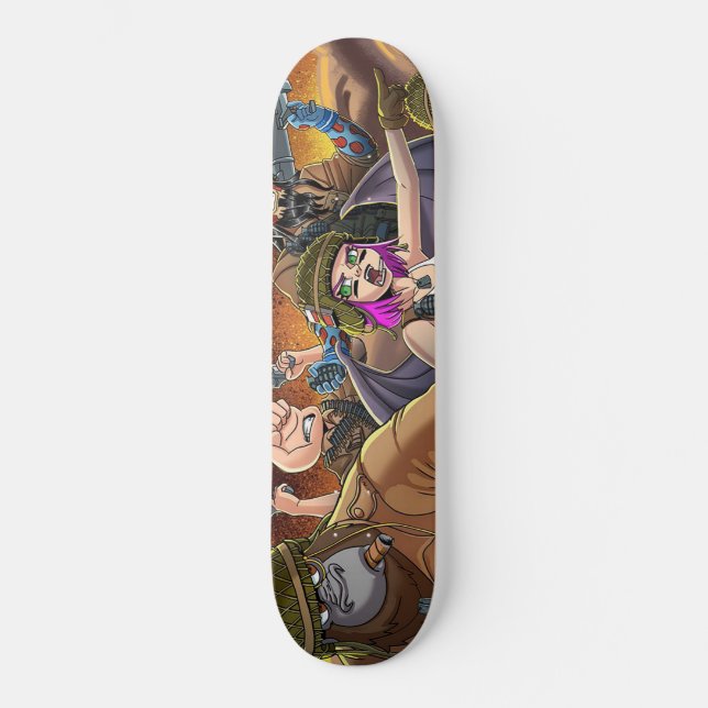Cuntstream Army Skateboard (Front)