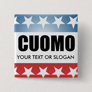 CUOMO 2010 15 CM SQUARE BADGE