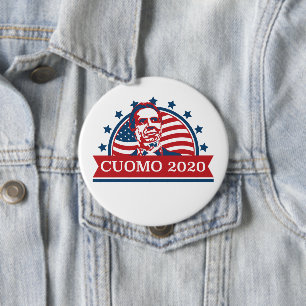 Cuomo 2020 Vote for President 10 Cm Round Badge