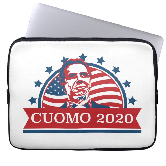 Cuomo 2020 | Vote for President Laptop Sleeve (Front)