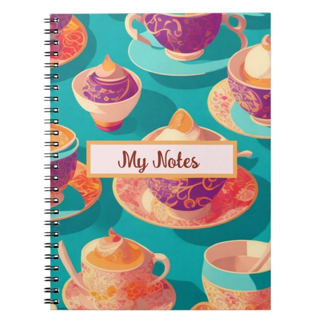 Cup and Saucer Inspire School  Notebook (Front)