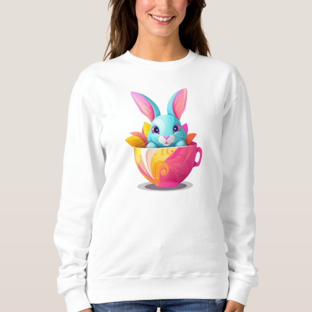 Cup Bunny Sweatshirt (Front)
