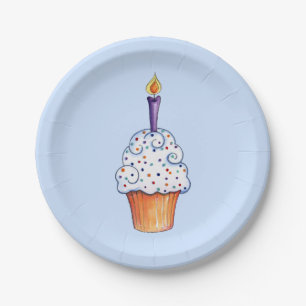Cup Cake Paper Plate