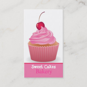 Cup Cakes Bakery Sweet Treats Business Card