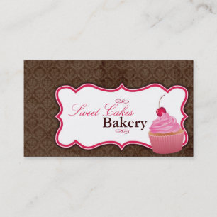 Cup Cakes Bakery Sweet Treats Business Card