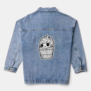 cup cute denim jacket