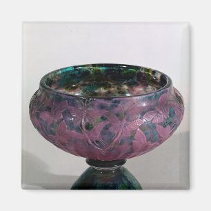 Cup decorated with butterflies and winged magnet