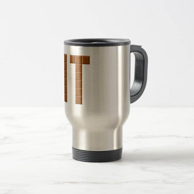 Cup for travel/work ITALY CHOCOLAT (Front Right)