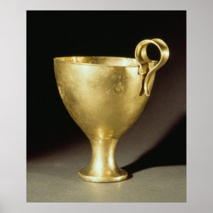 Cup from Shaft Grave IV, Mycenae Poster