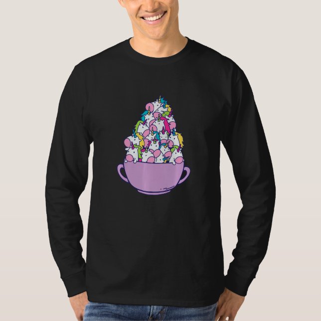 Cup Full Of Unicorns T-Shirt (Front)