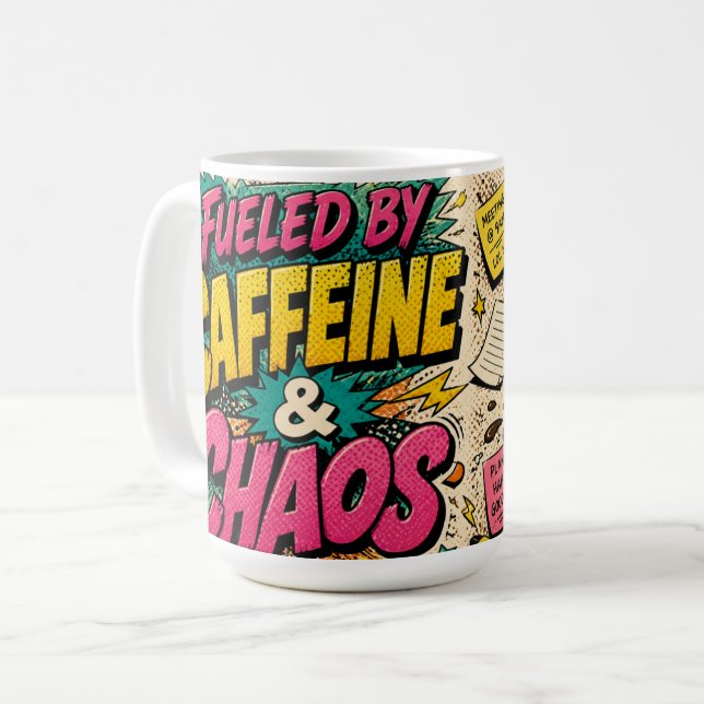 Cup Gift for Tech Lovers & Coffee Fans (Front Left)