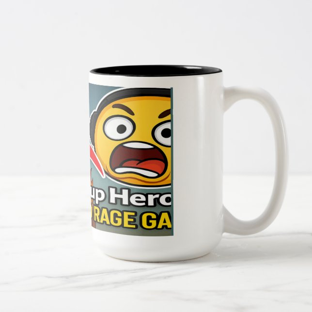 Cup Man the Hero gift Mugs & Cups (Right)