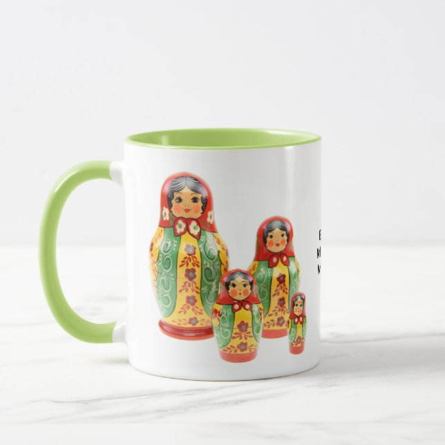 cup Matryoshka, Matryoshka, Babuschka (Left)
