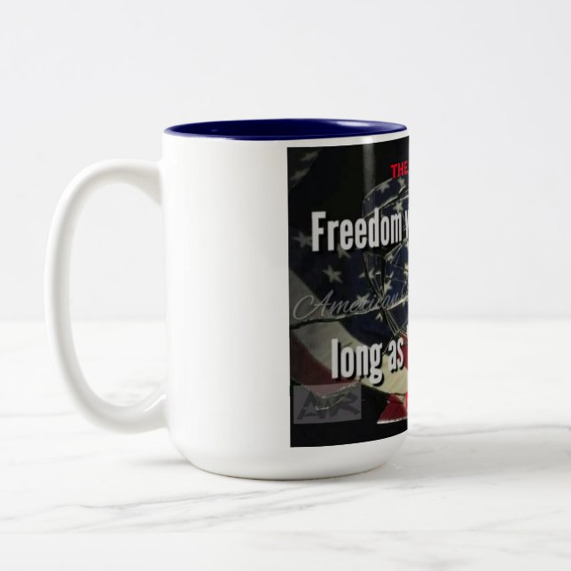 Cup, Mug, Coffee Cup, Coffee Mug,  Two-Tone Coffee Mug (Left)