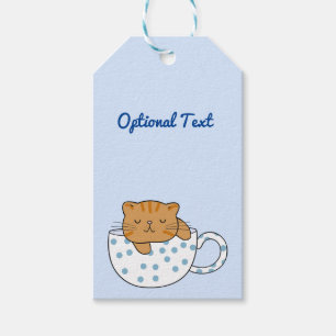 Cup of Cat-feine Kawaii Style Gift Tags
