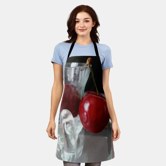 Cup of cherries apron (Worn)