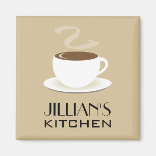 Cup Of Coffee Kitchen Magnet