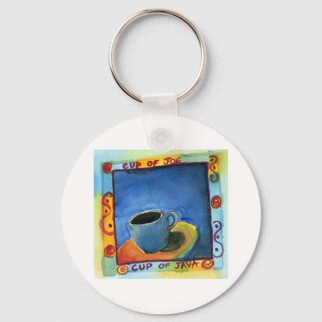 Cup of Java Cup of Joe Key Ring (Front)
