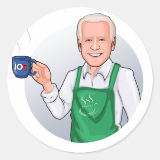 Cup of Joe Classic Round Sticker