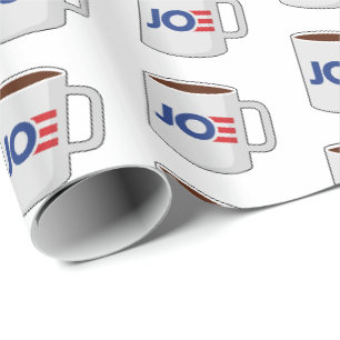 CUP OF JOE COFFEE MUG WRAPPING PAPER