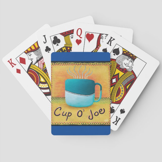 Cup of Joe Playing Cards (Back)