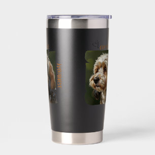 Cup of Love Dog Lover Gift Ideas Insulated Tumbler