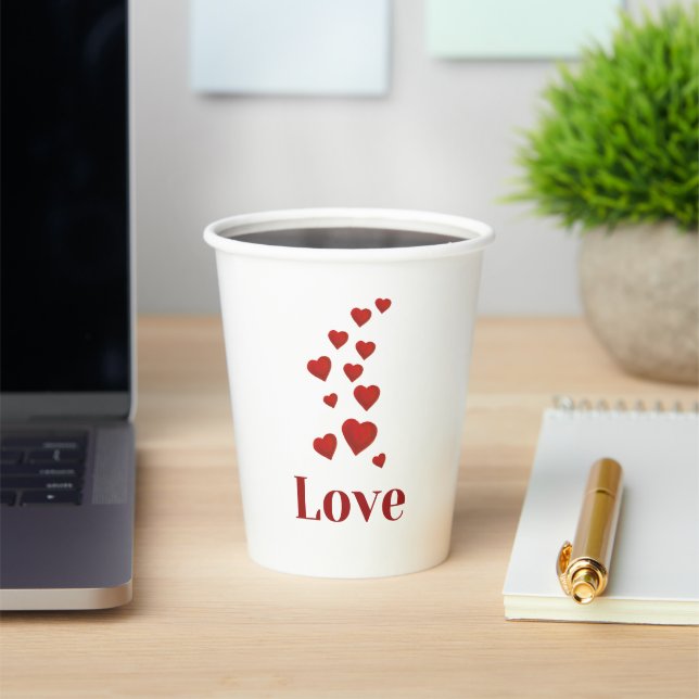 Cup of LOVE with hearts. (Insitu)