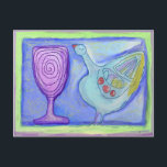 Cup Of Peace Postcard<br><div class="desc">Dove next to Cup Of Peace.</div>