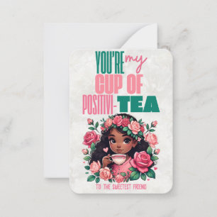 Cup of Positivi-TEA Classroom Happy Valentines Day Card