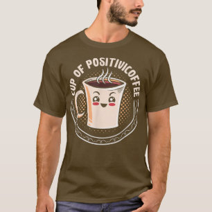 Cup Of Positivicoffee Coffee Anxiety Awareness Men T-Shirt