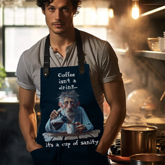 Cup of Sanity Apron