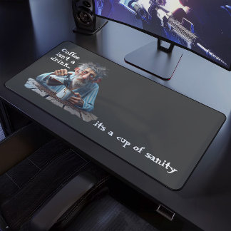 Cup of Sanity Desk Mat
