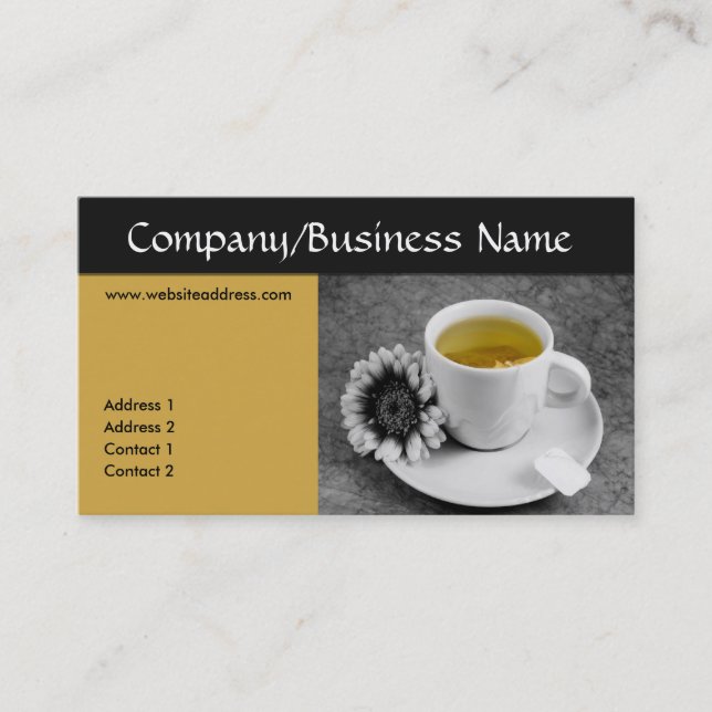 Cup of Tea Business Cards (Front)