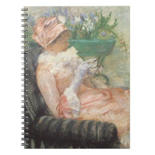 Cup of Tea by Mary Cassatt, Vintage Impressionism Notebook