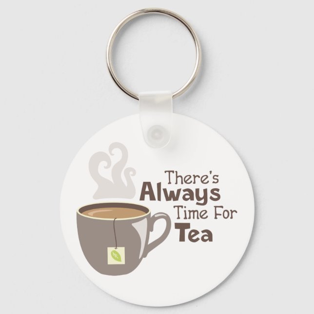 Cup of Tea Key Ring (Front)