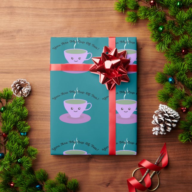Cup of Tea Wrapping Paper (Holiday Gift)