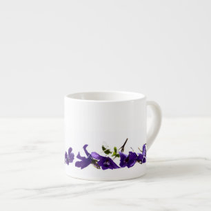 cup of violet coffee