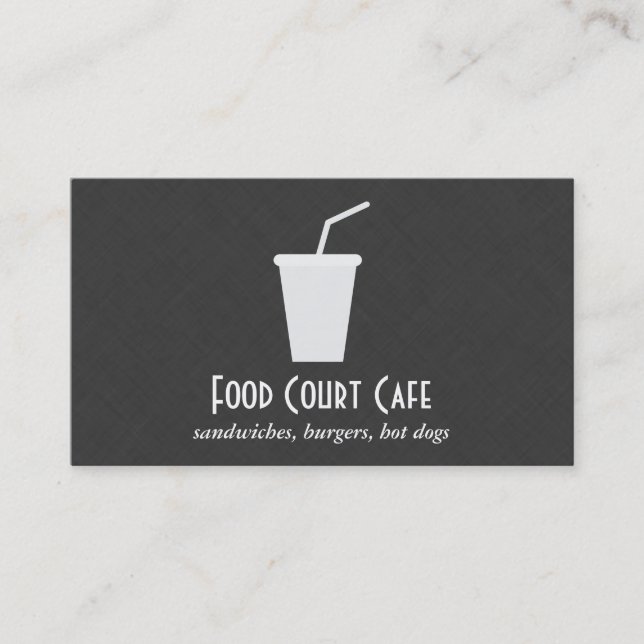 Cup / to go business card (Front)