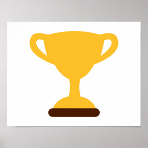 Cup trophy champion poster