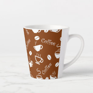 Cup with coffee pattern