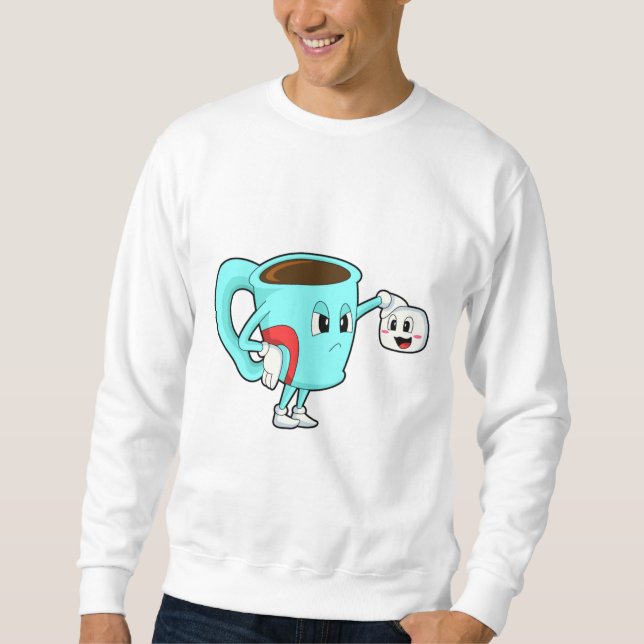 Cup with Coffee.PNG Sweatshirt (Front)