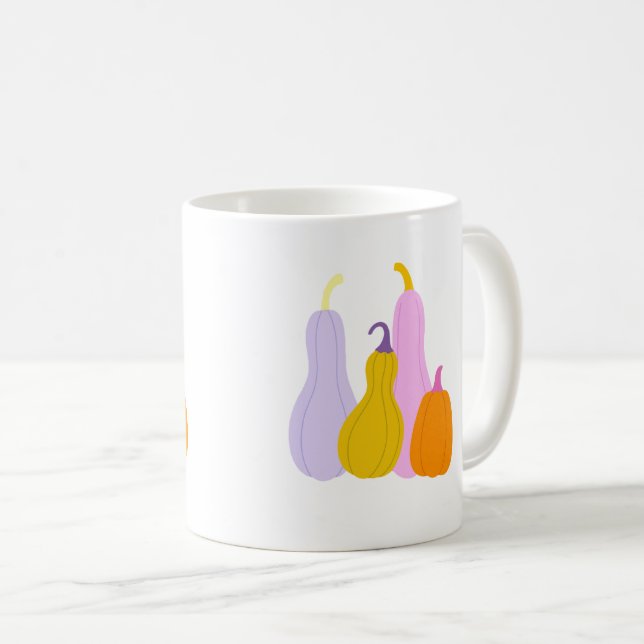 Cup with colourful pumpkins (Front Right)