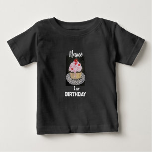 Cupcake 1st Birthday Baby T-Shirt