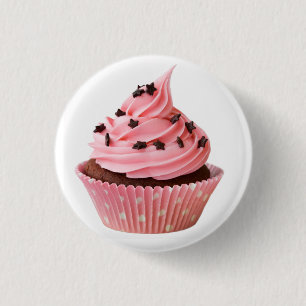 Cupcake 3 Cm Round Badge