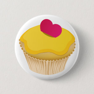 Cupcake 6 Cm Round Badge
