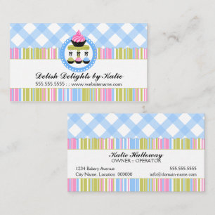Cupcake and Cake Pops Bakery Business Card