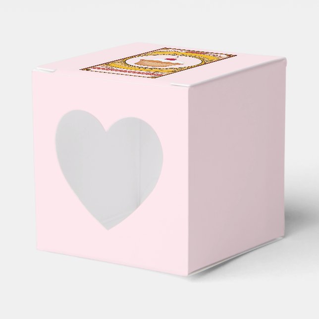 Cupcake And Cherry Promotional Favour Box (Front Side)
