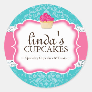 Cupcake and Dessert - Packaging Stickers